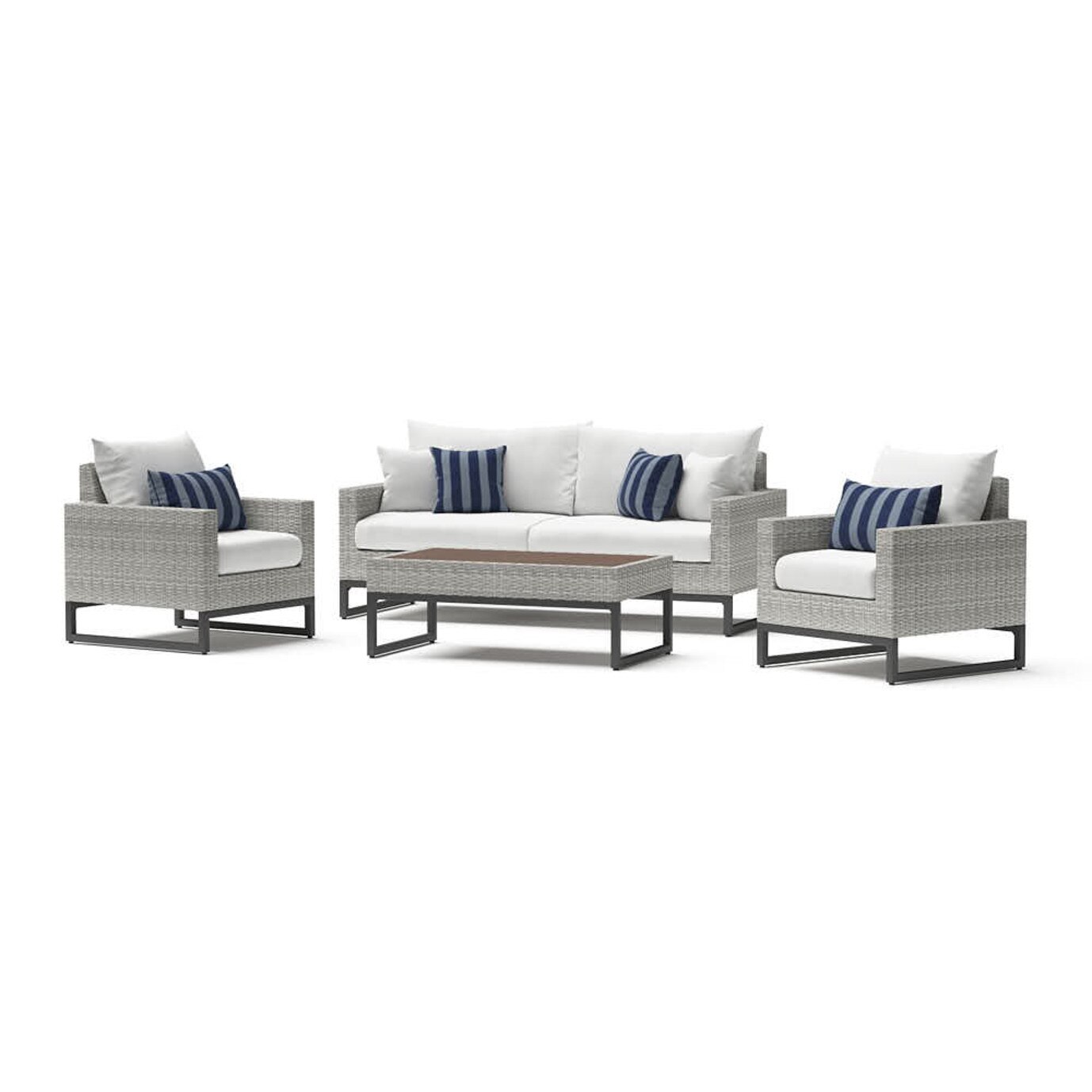 Milo™ Gray 4 Piece Seating Set