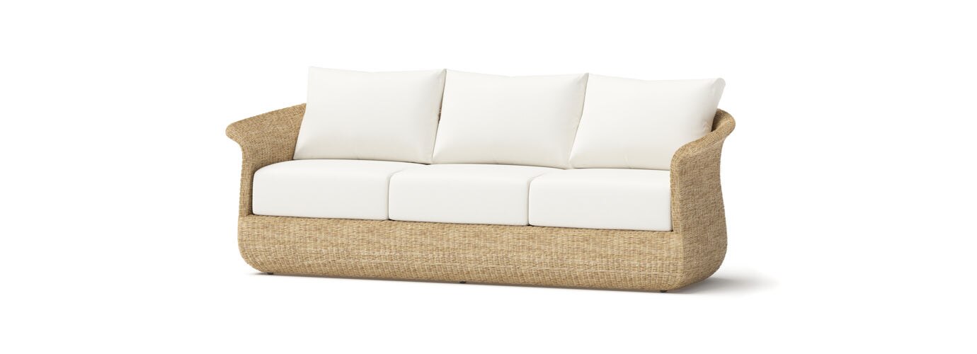 Sedona 4 Piece Resin Wicker Outdoor Patio Deep Seating Set - Thumbnail 2