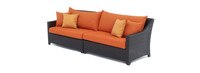 Deco™ 4 Piece Sunbrella® Outdoor Sectional & Table - Tikka Orange