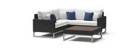 Milo™ Espresso 4 Piece Sectional - Bliss Ink