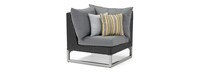 Milo™ Espresso 4 Piece Sectional - Charcoal Gray