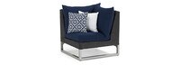 Milo™ Espresso 4 Piece Sectional - Navy Blue