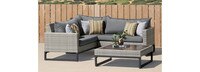 Milo™ Gray 4 Piece Sectional - Charcoal Gray