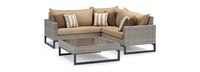 Milo™ Gray 4 Piece Sectional - Maxim Beige