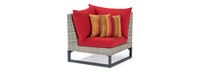 Milo™ Gray 4 Piece Sectional - Sunset Red