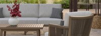 Sierota™ 4 Piece Sunbrella® Outdoor Motion Seating Set - Brown
