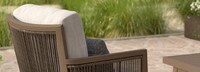 Sierota™ 4 Piece Sunbrella® Outdoor Motion Seating Set - Brown