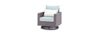 Milea™ 4 Piece Sunbrella® Outdoor Motion Fire Seating Set - Mist Blue