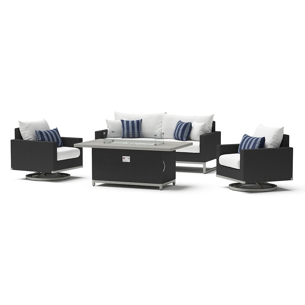 Milo™ Espresso 4 Piece Motion Fire Set - Centered Ink
