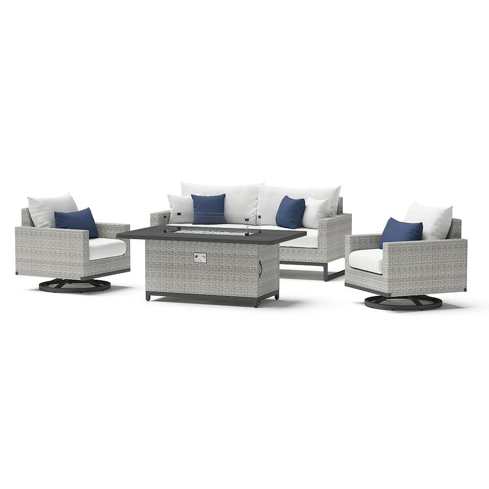 Milo™ Gray 4 Piece Motion Fire Set - Bliss Ink