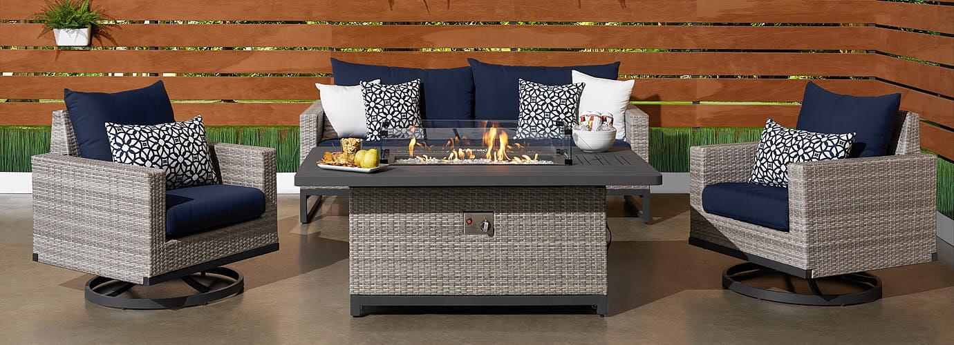 RST Brands Milo Outdoor Motion Fire Set - Thumbnail 4