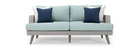 Portofino® Casual 4 Piece Motion Fire Seating Set - Spa Blue
