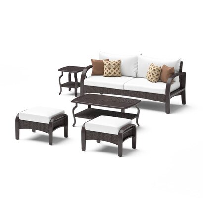 Barcelo™ 5 Piece Outdoor Patio Seating Set - Moroccan Cream