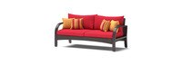 Barcelo™ 5 Piece Outdoor Patio Seating Set - Sunset Red