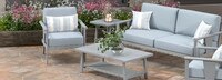 Bernati™ 5 Piece Sunbrella® Outdoor Seating Set - Gray