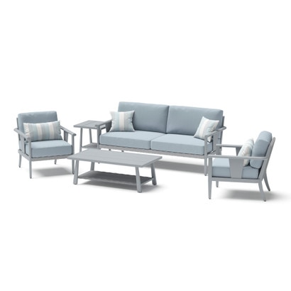 Bernati™ 5 Piece Sunbrella® Outdoor Seating Set - Gray