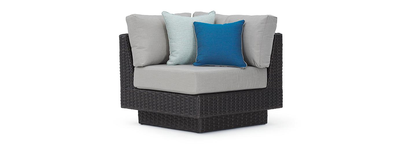 Portofino Repose 5 Piece Sunbrella Outdoor Sectional