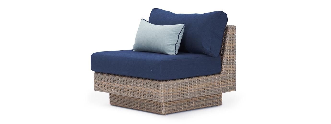 Portofino Repose 5 Piece Sunbrella Outdoor Sectional - Thumbnail 2