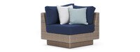 Portofino® Repose 5 Piece Sunbrella® Outdoor Sectional - Laguna Blue
