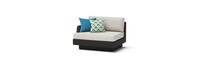 Portofino® Comfort 5 Piece Sunbrella® Outdoor Sectional Seating Set - Dove Gray
