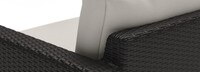 Portofino® Comfort 5 Piece Sunbrella® Outdoor Sectional Seating Set - Dove Gray