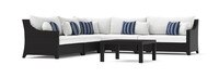 Deco™ 6 Piece Sectional and Table - Centered Ink