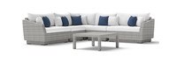Cannes™ 6 Piece Sectional & Table - Bliss Ink