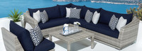 Cannes™ 6 Piece Sectional & Table - Bliss Ink
