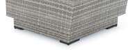 Cannes™ 6 Piece Sunbrella® Outdoor Sectional & Table - Charcoal Gray
