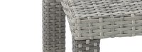 Cannes™ 6 Piece Sunbrella® Outdoor Sectional & Table - Charcoal Gray