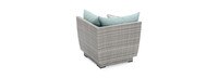 Cannes™ 6 Piece Sectional & Table - Spa Blue