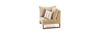 Mili™ 6 Piece Sunbrella® Outdoor Sectional & Table - Maxim Beige