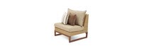 Mili™ 6 Piece Sunbrella® Outdoor Sectional & Table - Maxim Beige