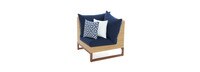 Mili™ 6 Piece Sunbrella® Outdoor Sectional & Table - Navy Blue