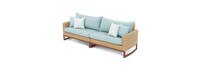 Mili™ 6 Piece Sofa Sectional - Spa Blue