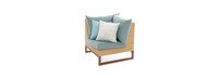 Mili™ 6 Piece Sofa Sectional - Spa Blue