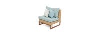 Mili™ 6 Piece Sofa Sectional - Spa Blue