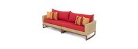 Mili™ 6 Piece Sofa Sectional - Sunset Red