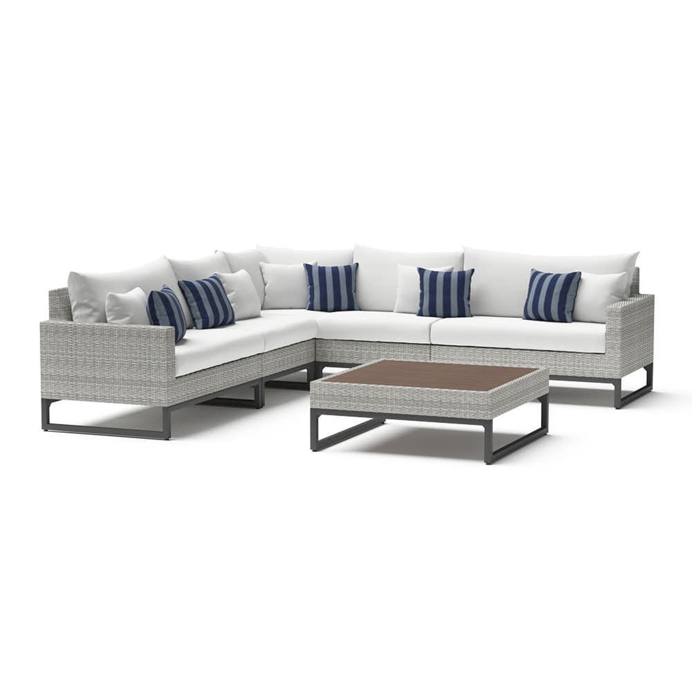 Milo™ Gray 6 Piece Sectional