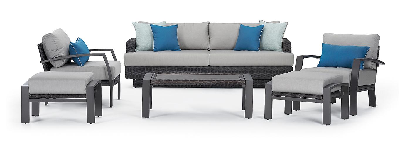 Portofino Repose 6 Piece Outdoor Seating Set