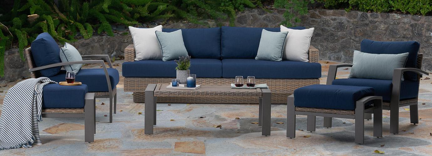 RST Brands Portofino Repose Outdoor Seating - Thumbnail 4