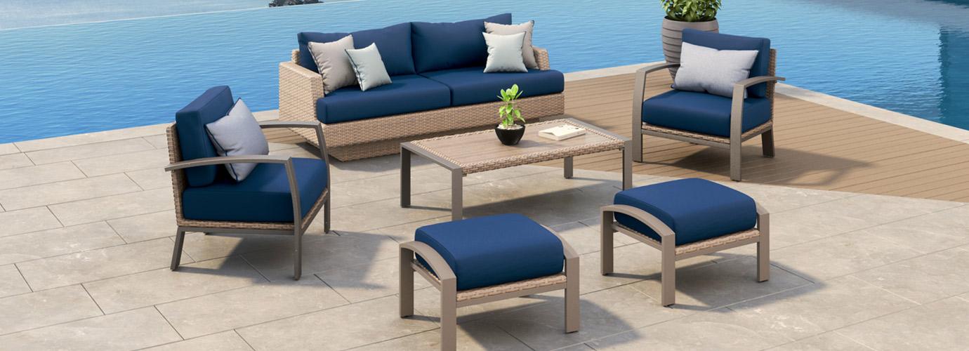 RST Brands Portofino Repose Outdoor Seating - Thumbnail 5