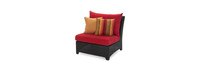 Deco™ 6 Piece Sectional and Table - Sunset Red