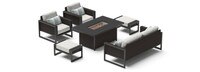 Tavelli™ 6 Piece Sunbrella® Outdoor Fire Seating Set - Gray