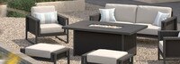 Tavelli™ 6 Piece Sunbrella® Outdoor Fire Seating Set - Gray