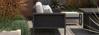 Tavelli™ 6 Piece Sunbrella® Outdoor Fire Seating Set - Gray