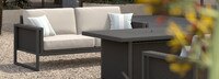 Tavelli™ 6 Piece Sunbrella® Outdoor Fire Seating Set - Gray
