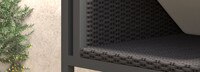 Tavelli™ 6 Piece Sunbrella® Outdoor Fire Seating Set - Gray