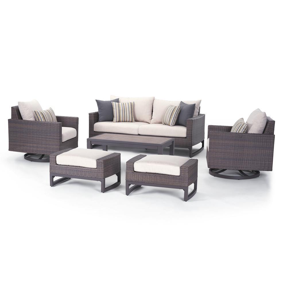 Milea™ 6 Piece Motion Seating Set - Natural Beige