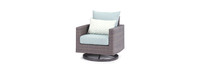 Milea™ 6 Piece Sunbrella® Outdoor Motion Fire Seating Set - Mist Blue